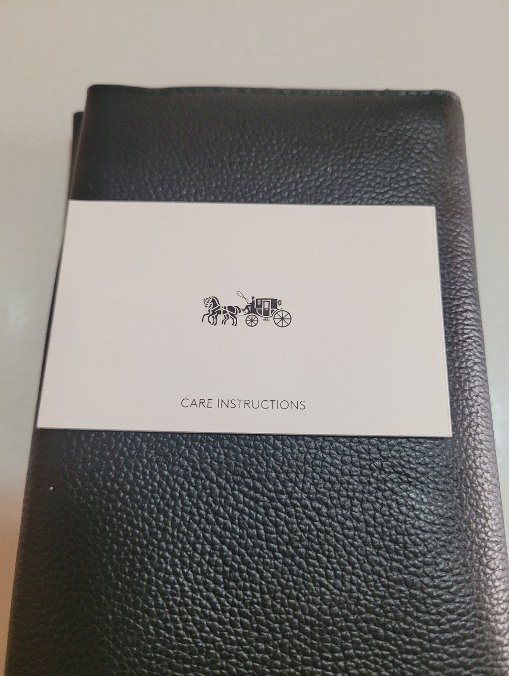 Coach Black Slim Essential Pebbled Leather Long Wallet - Picture 6 of 12